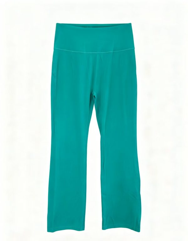 High Waist Flare Leg Yoga Pants – Teal