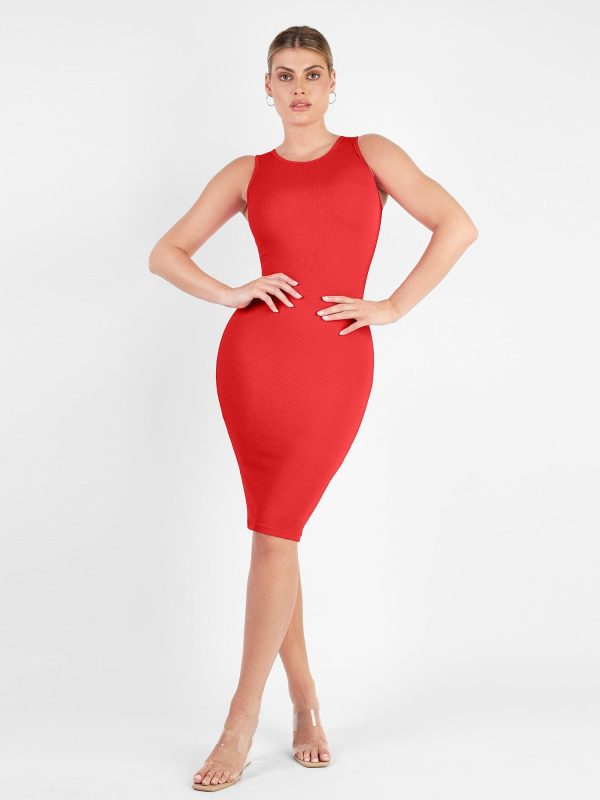 Shapewear Modal Midi Dress