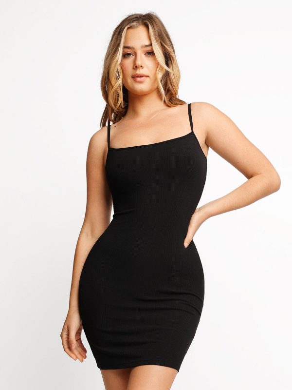 Shapewear Solid Modal Mini Slip Dress